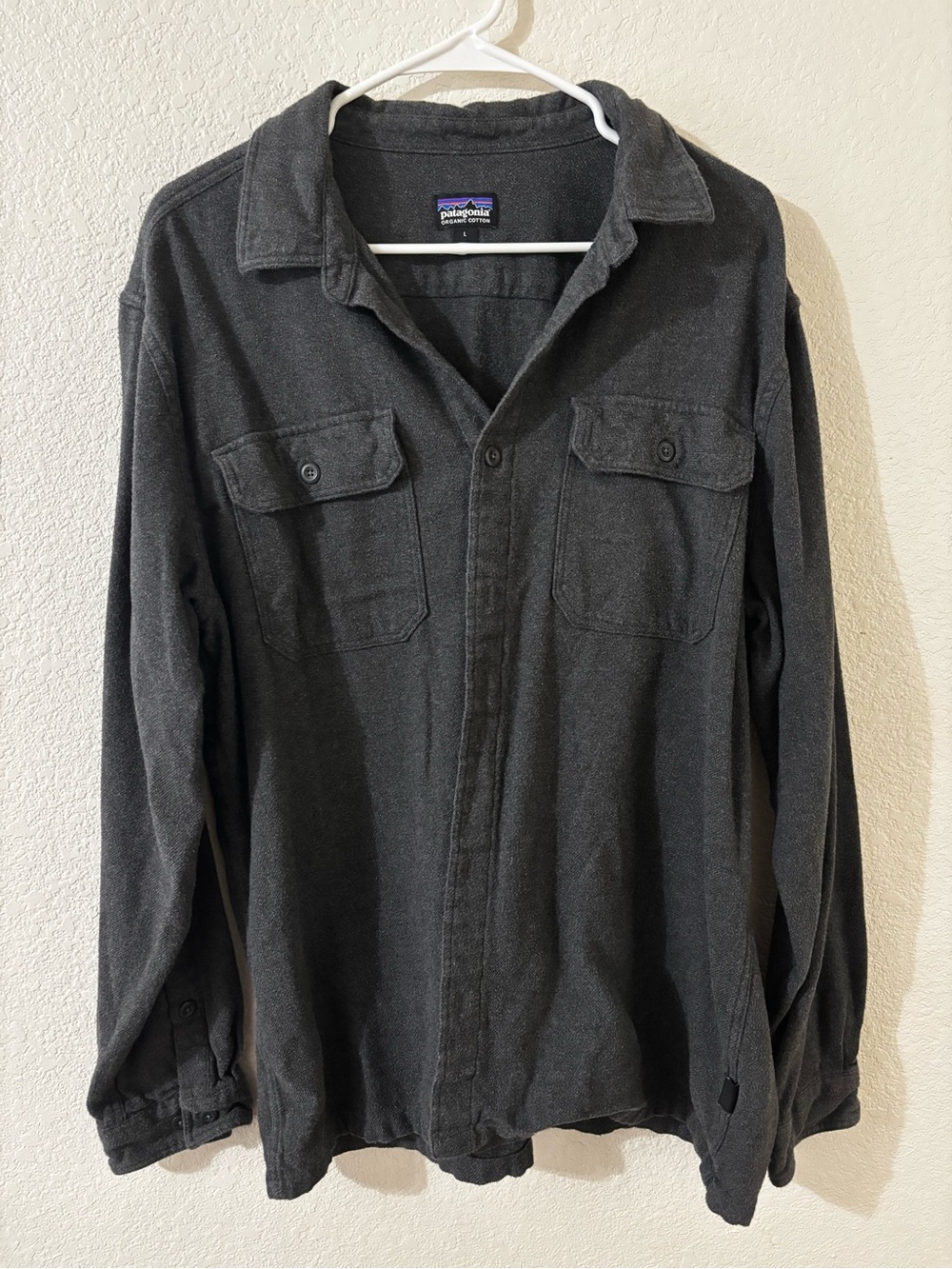 Patagonia Men's Charcoal Button-Front Shirt Jacket